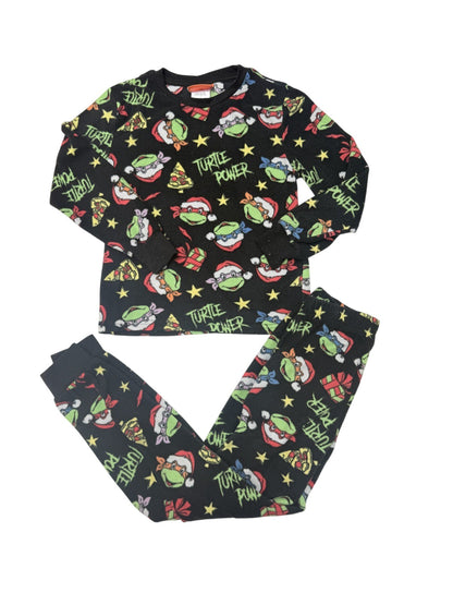 TMNT Christmas Pajama Set Size 7/8