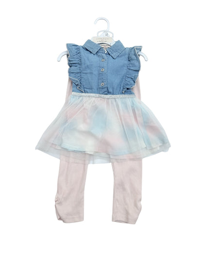 Nanette Lepore 3-Piece Denim Tutu Set 18M