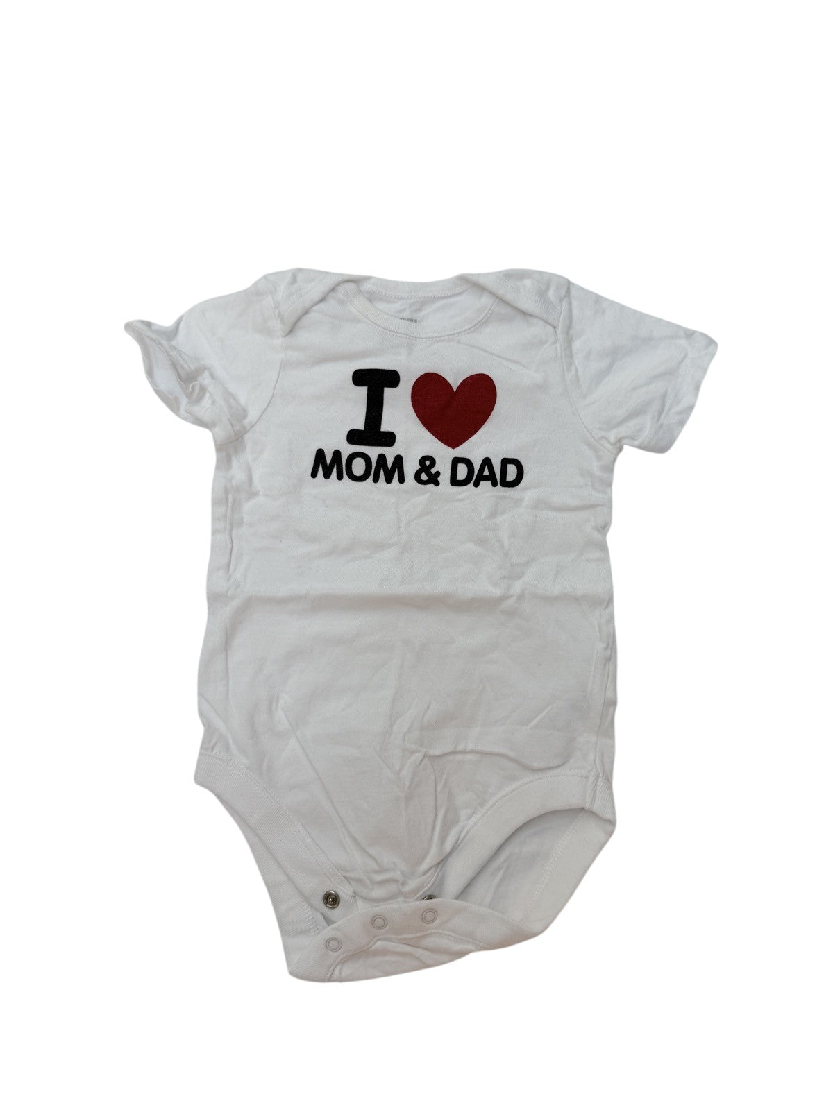 The Children's Place I Love Mom & Dad Bodysuit 12-18M