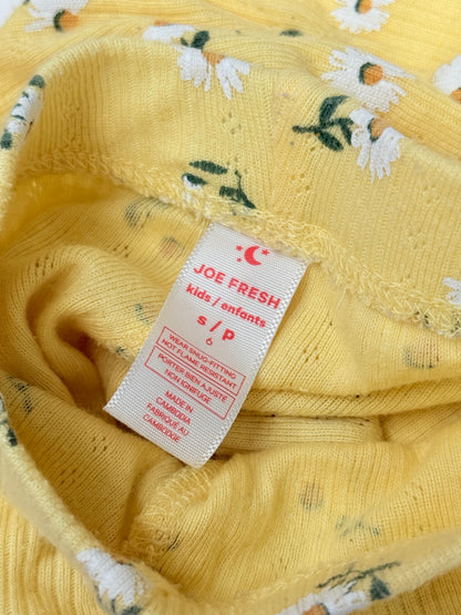 Joe Fresh Daisy Pajama Set Size 6