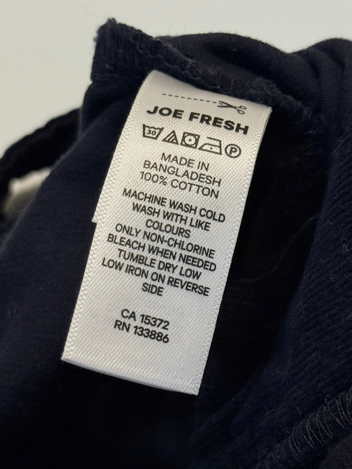 Joe Fresh Navy Corduroy Suspender Pants 18-24M