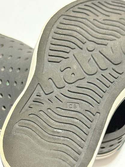 Native Miles Black Slip-On Shoes C8