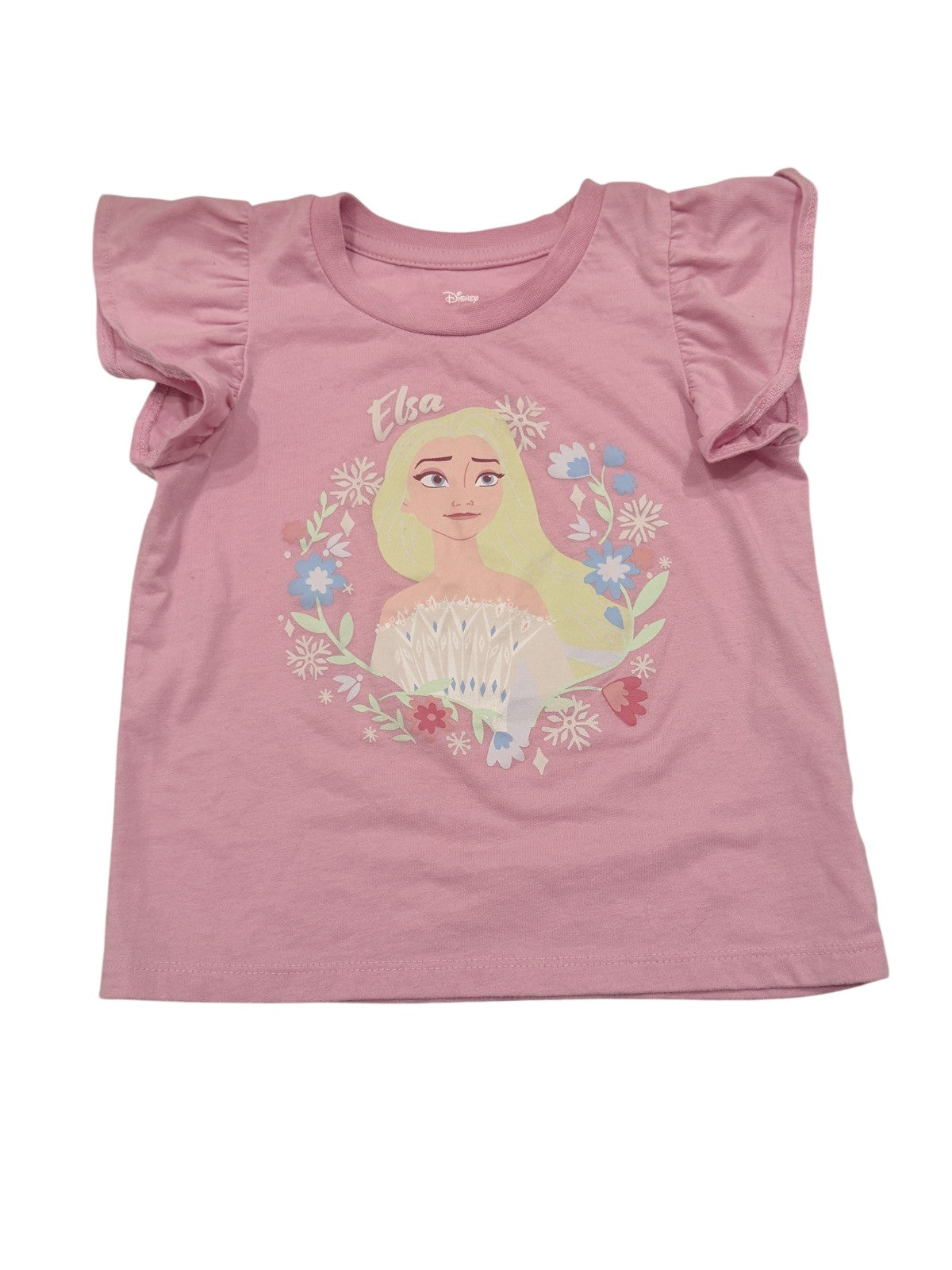 Disney Frozen Elsa Flutter Sleeve T-Shirt 5T