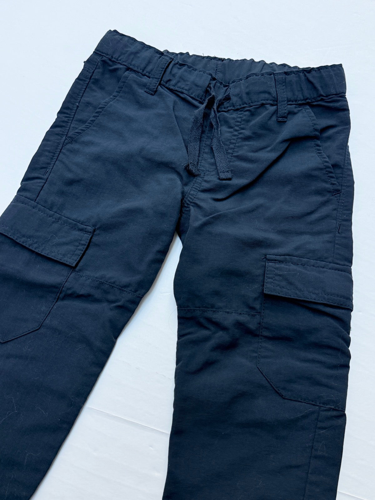 Navy Cargo Joggers Size 5