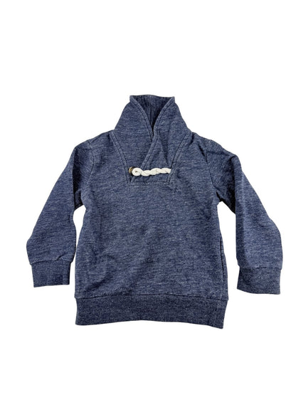 Joe Fresh Blue Shawl Collar Sweatshirt 3T
