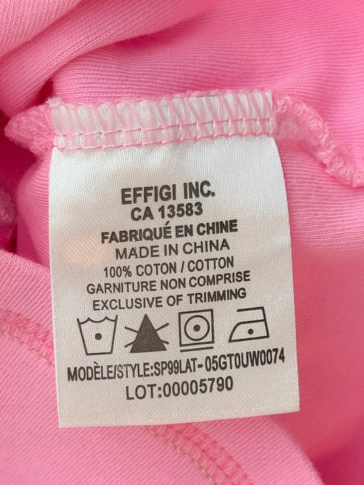 Gagou Tagou Pink Bird Top 0M
