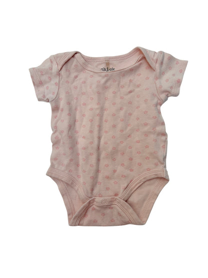 Chickpea Pink Floral Bodysuit 3-6M
