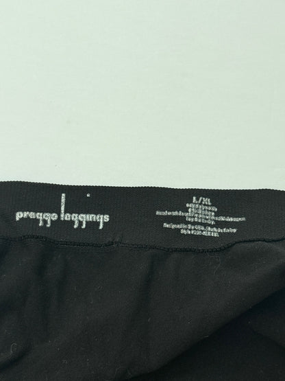 Preggo Leggings Maternity Belly Panel Leggings L/XL