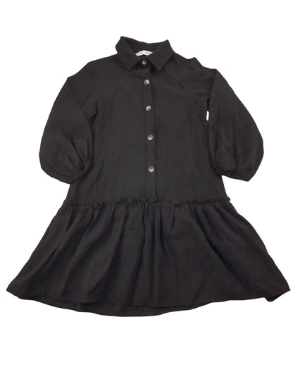 Zara Black Drop Waist Dress Size 10