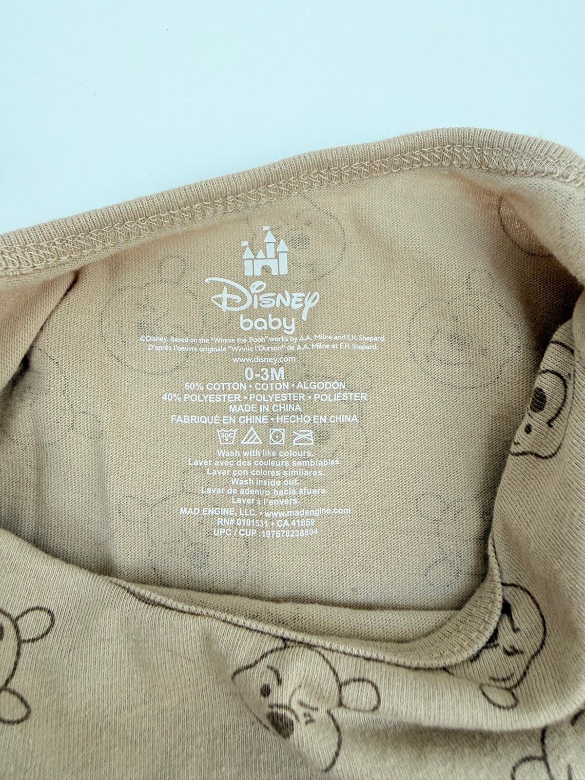 Disney Baby Winnie the Pooh T-Shirt 0-3M