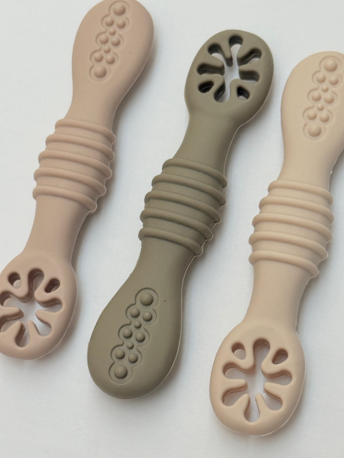 Silicone Baby Feeding Spoons Set of 3