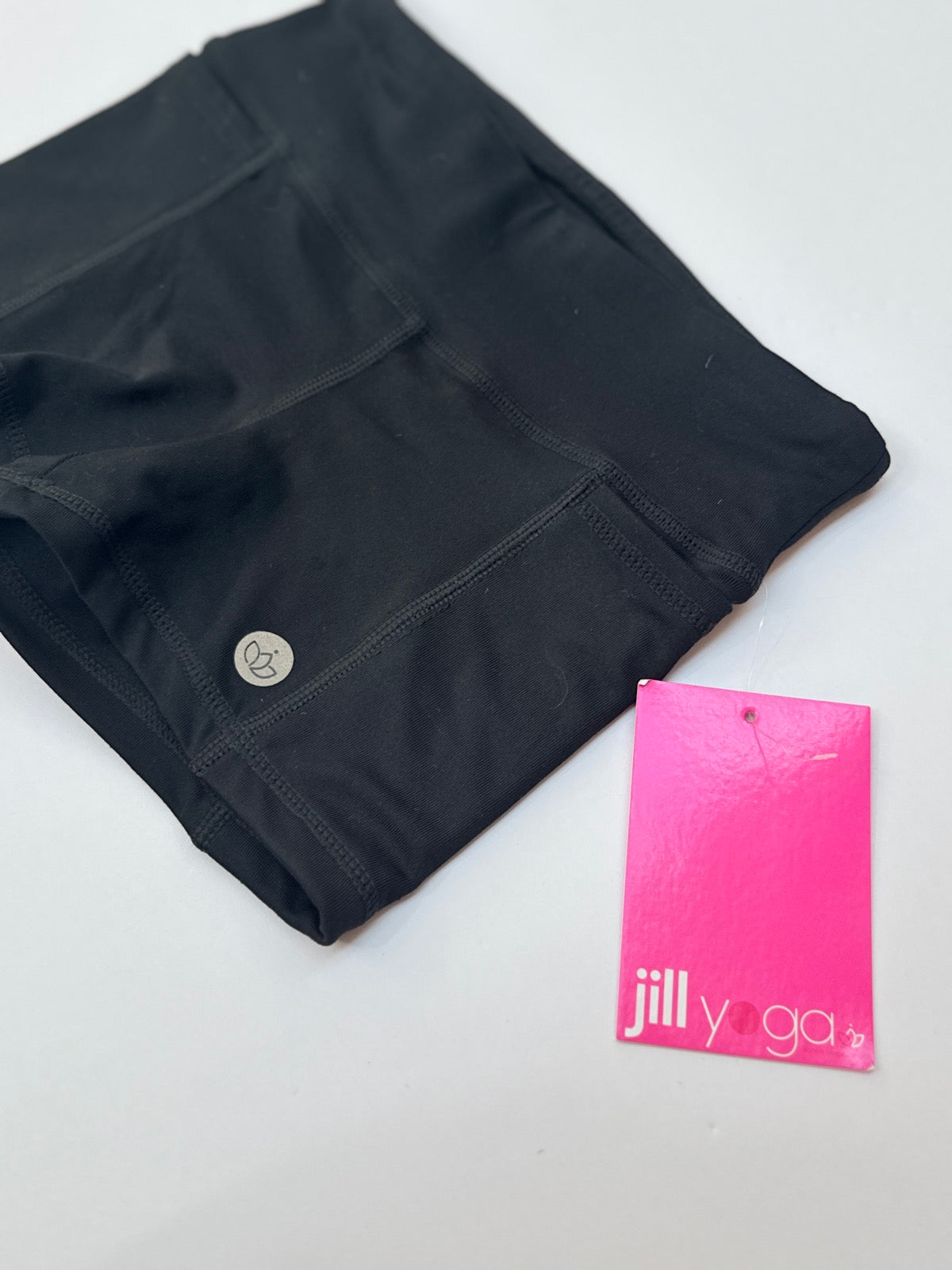 New with tags- Jill Yoga Black Bike Shorts Size 5