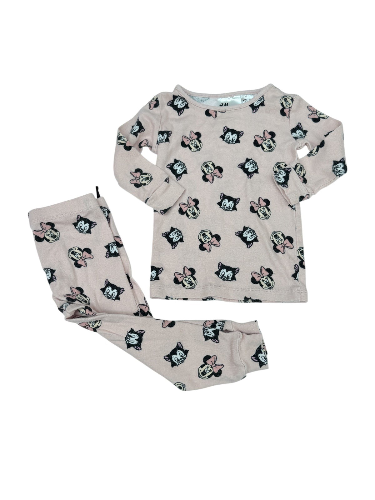 H&M Disney Minnie Mouse Pajama Set 2Y