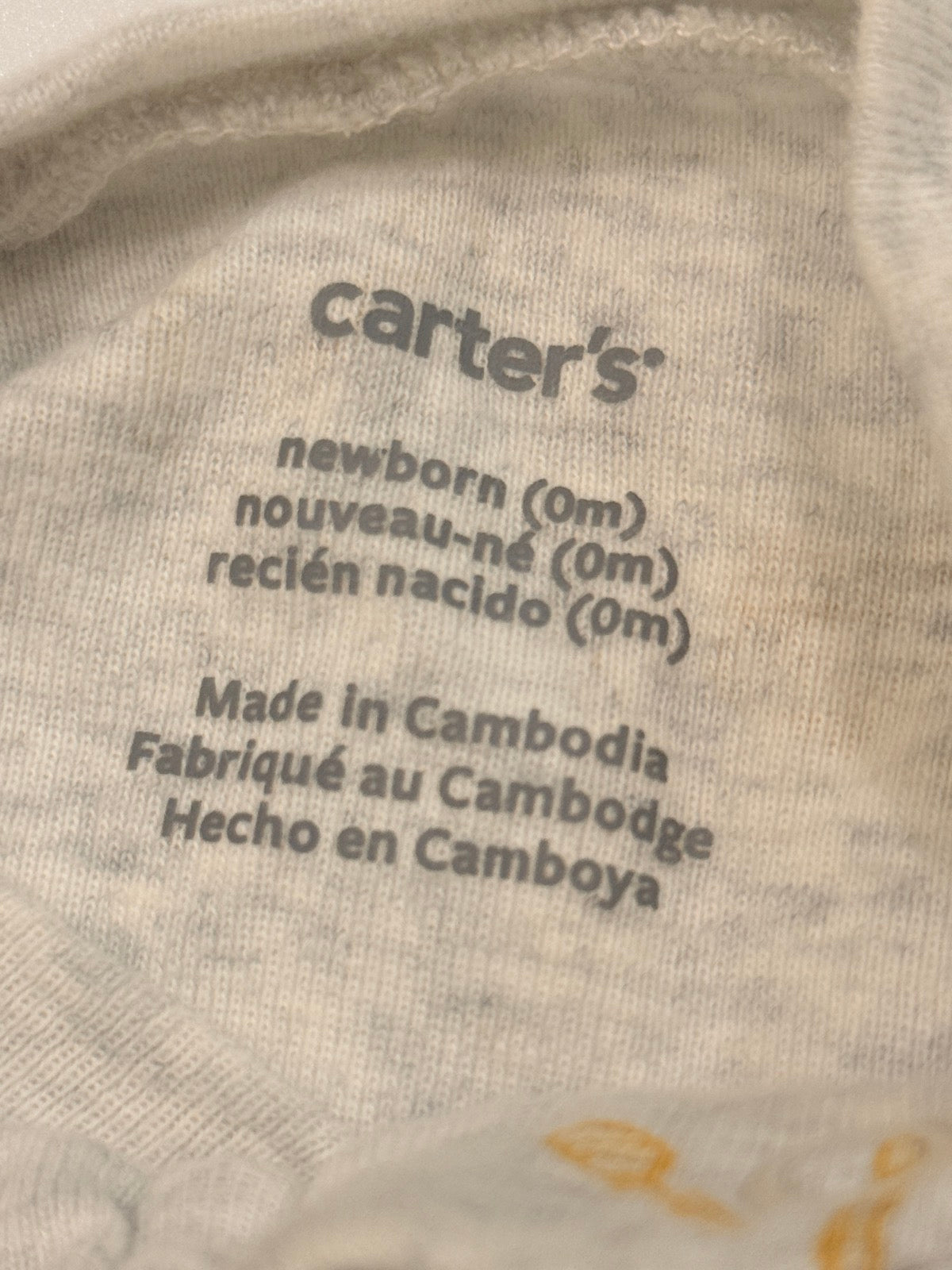 Carter's Musical Instrument Print Sleeper NB