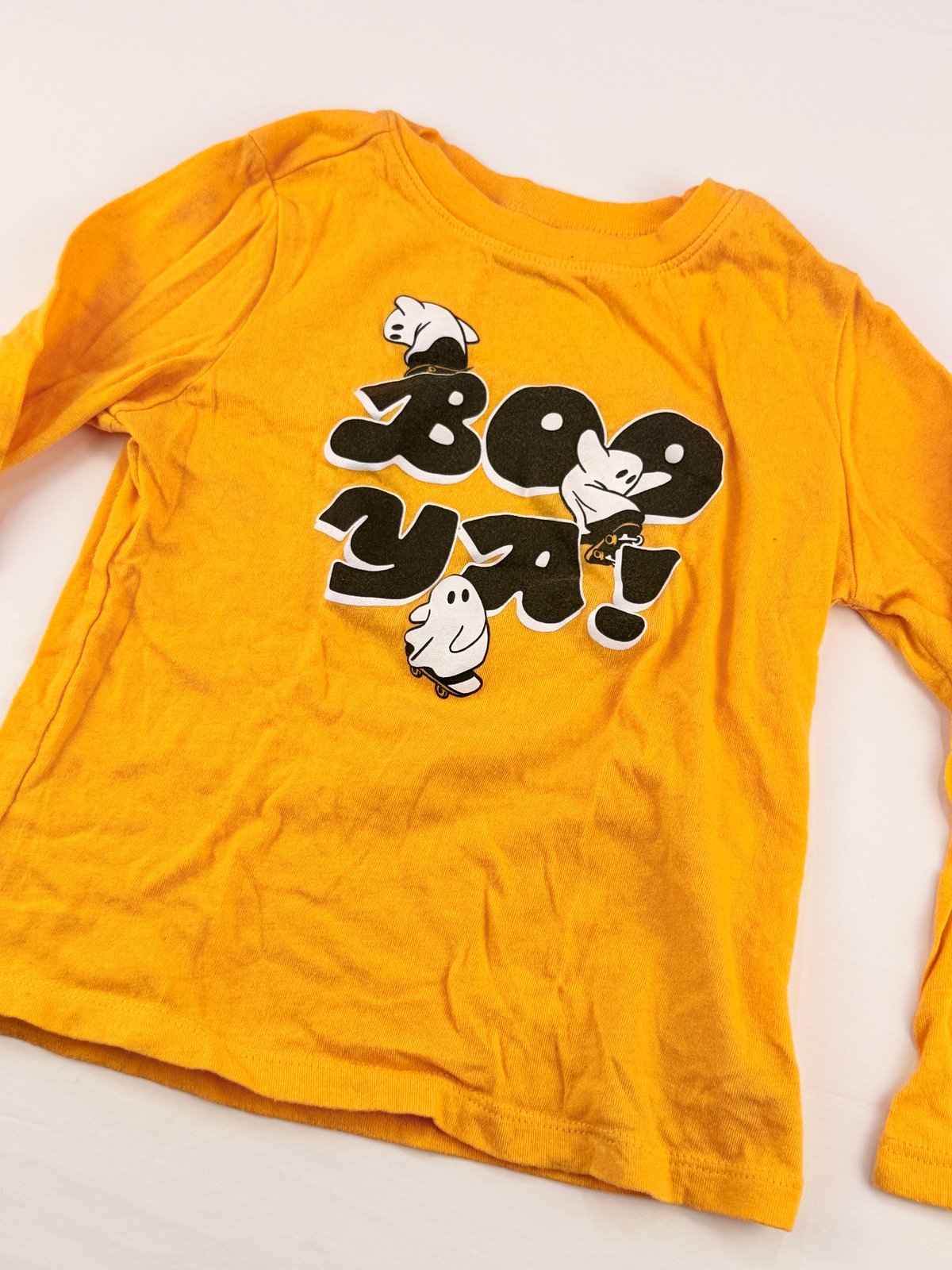 Old Navy Boo Ya Ghost Long Sleeve T-Shirt 4T