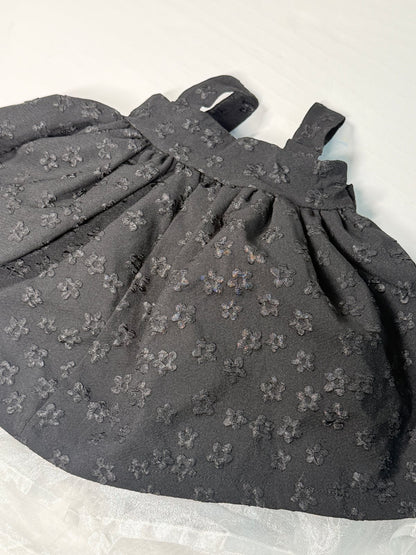 NWT - Jacquard Party Dress Black 1-2Y