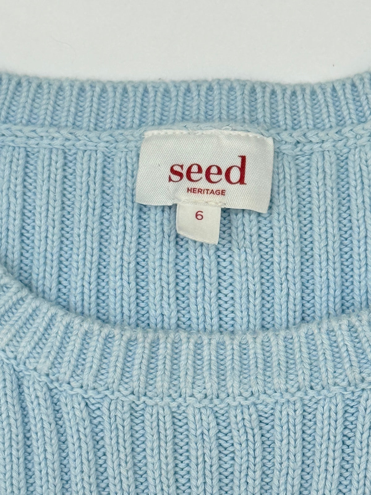 Seed Heritage Ribbed Knit Sweater Size 6