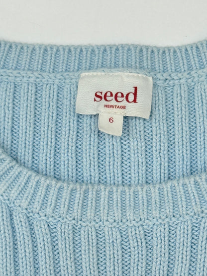Seed Heritage Ribbed Knit Sweater Size 6
