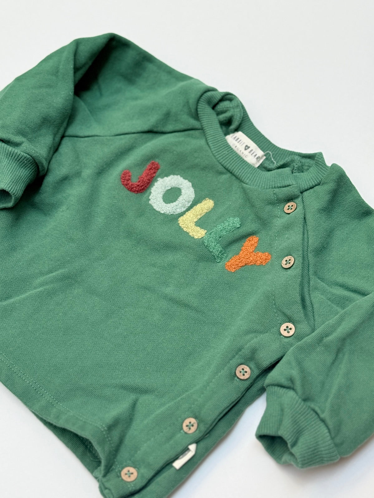 Rabbit Bear Organic Jolly Sweatshirt 18M