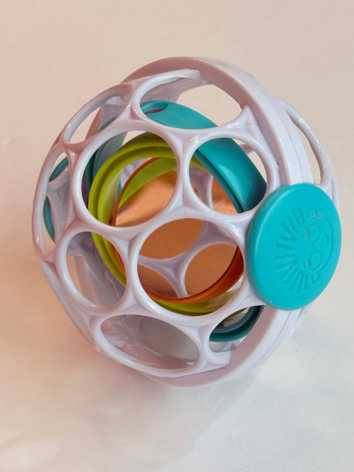 Oball Baby Rattle Ball Toy with Spinner