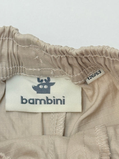 Bambini Khaki Cargo Shorts Size 5-6Y