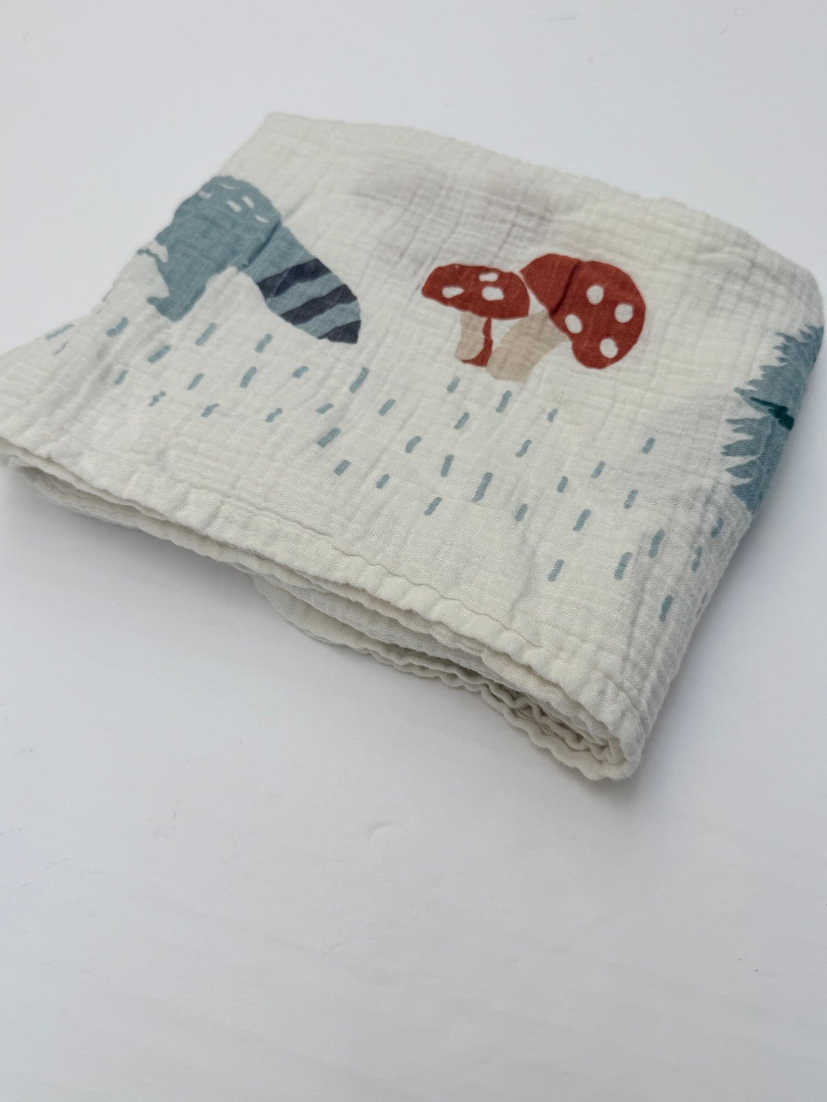 Muslin Monthly Milestone Blanket Woodland Animals