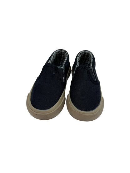 Black Canvas Slip-On Sneakers Toddler Size 5