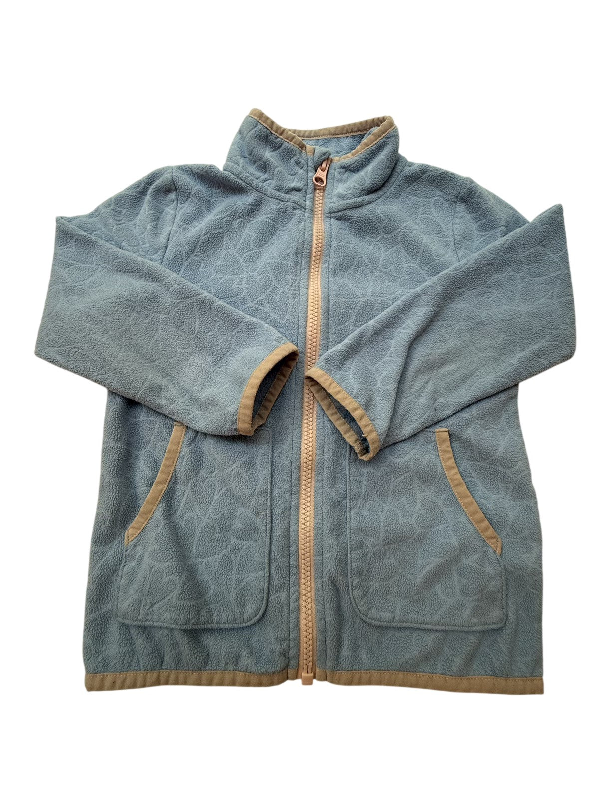 Joe Fresh Blue Fleece Zip Jacket Size 4