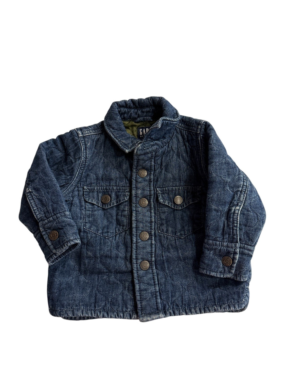 Gap Denim Quilted Jacket 12-18M