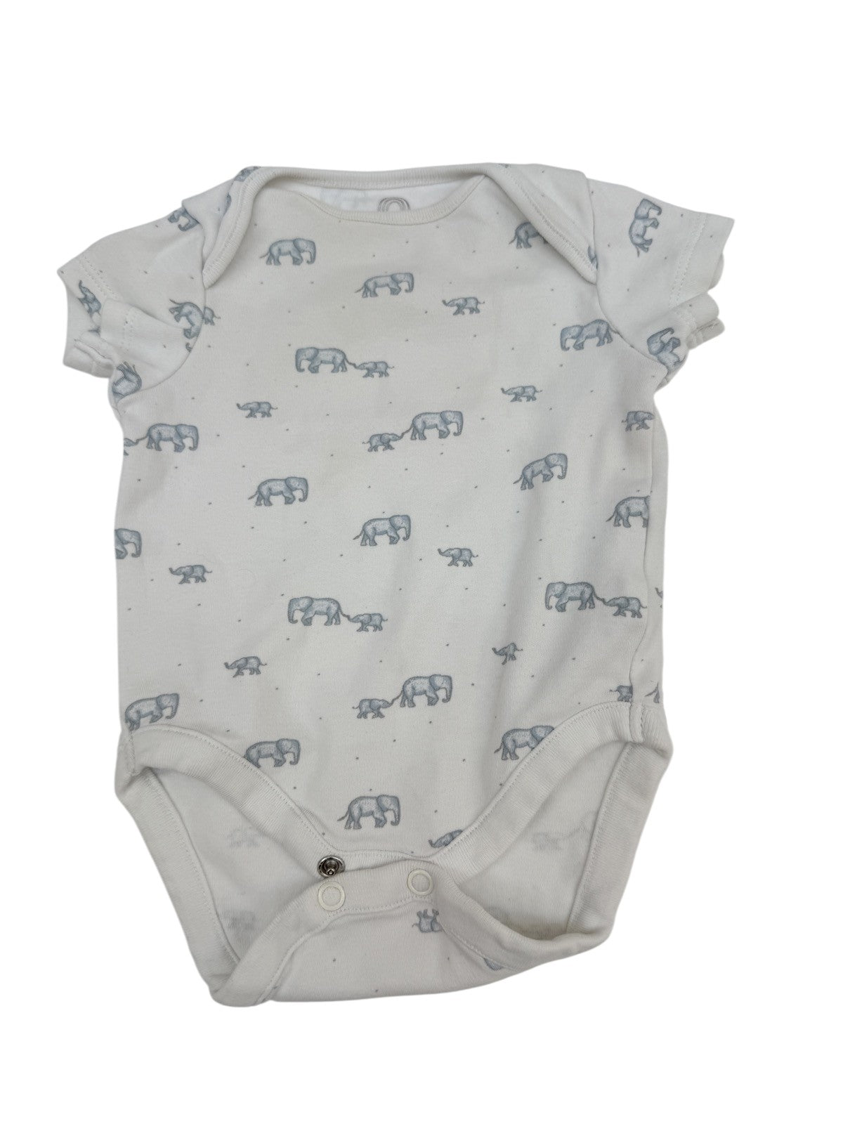 Next Elephant Print Bodysuit Size 3M