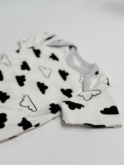 Emmy and Oliver Cloud Print Bodysuit 3-6m