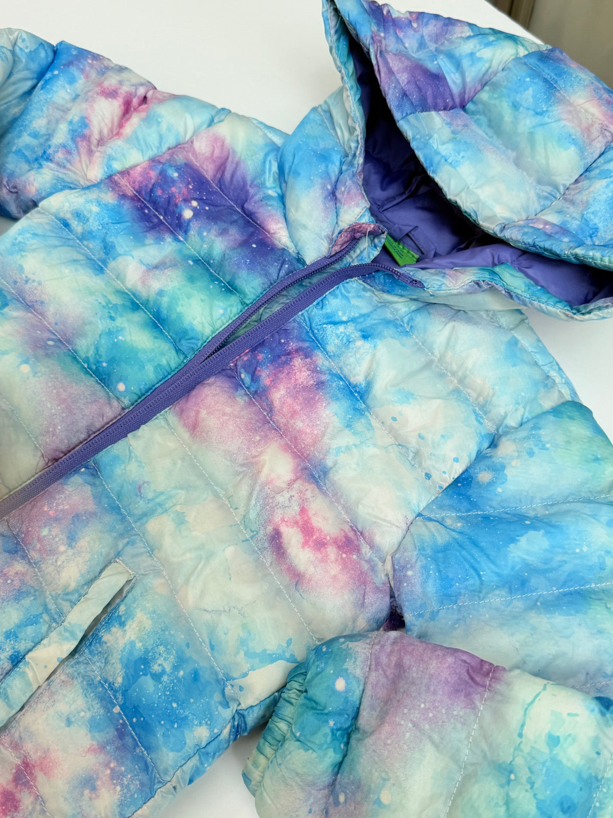 Mountain Warehouse Galaxy Tie-Dye Puffer Jacket 2-3Y