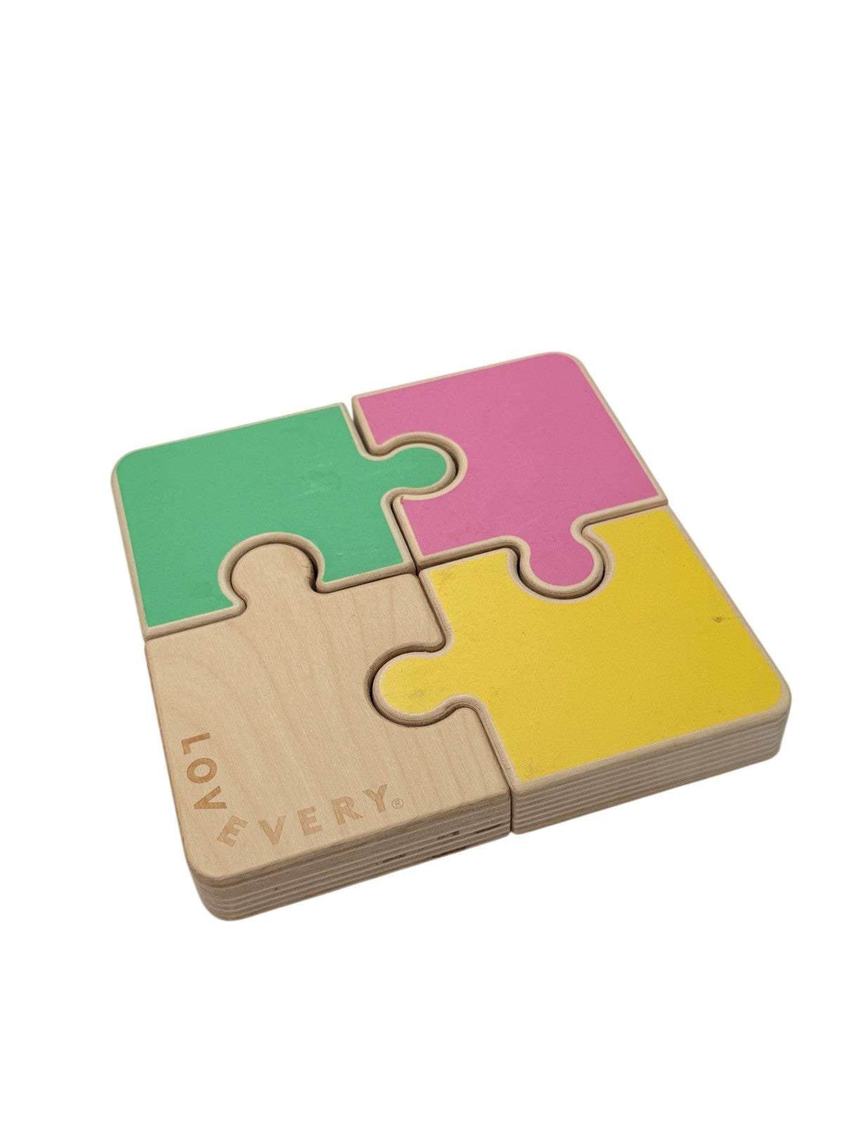 Lovevery Wooden Jumbo Puzzle Piece Toy