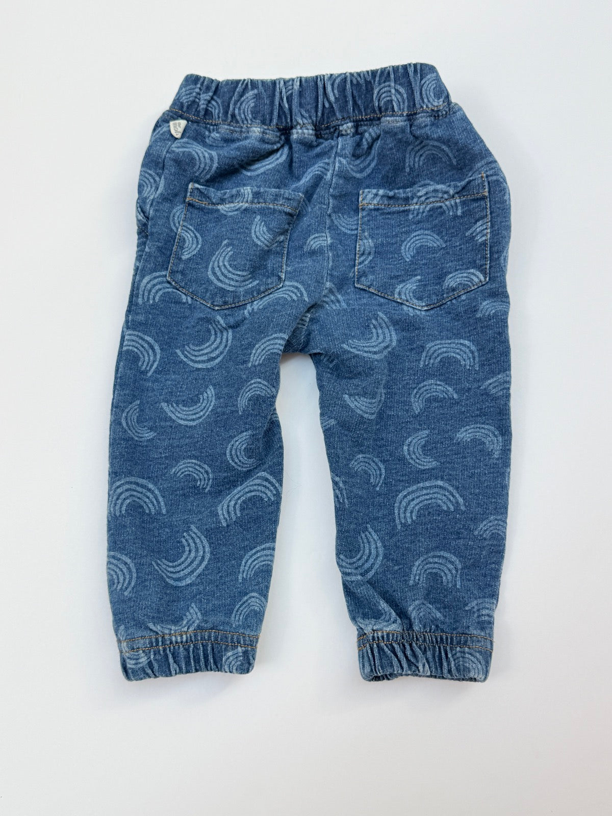 The Bonnie Mob Rainbow Print Jogger Pants 6-12m