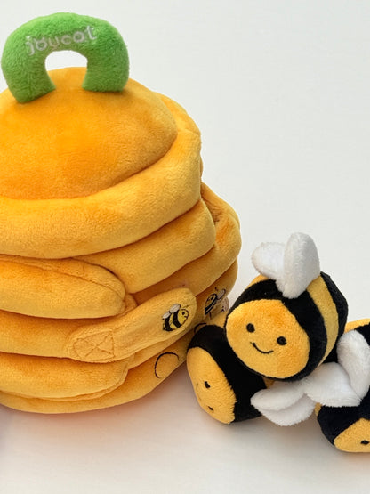 Joycat Beehive Peekaboo Plush Bee Toy Set