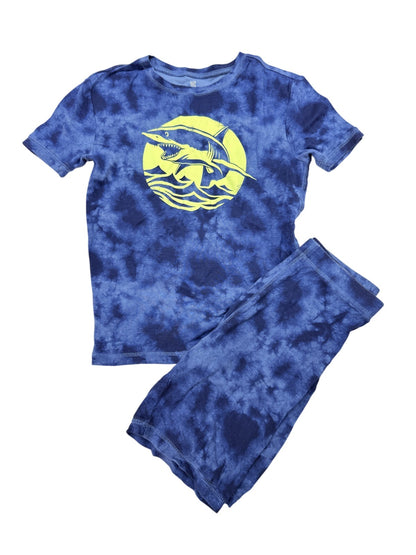 Gap Kids Shark Tie-Dye Pajama Set Size 14