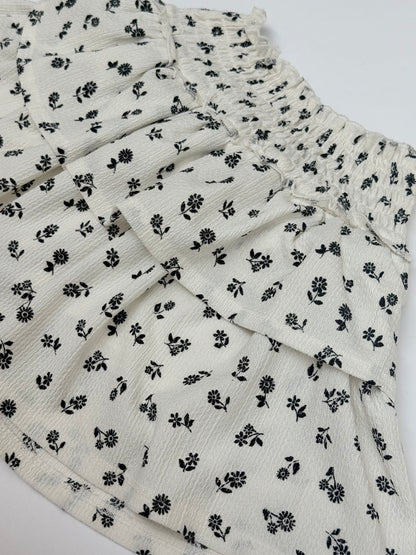 Derek Heart Floral Tiered Skirt Girls 6