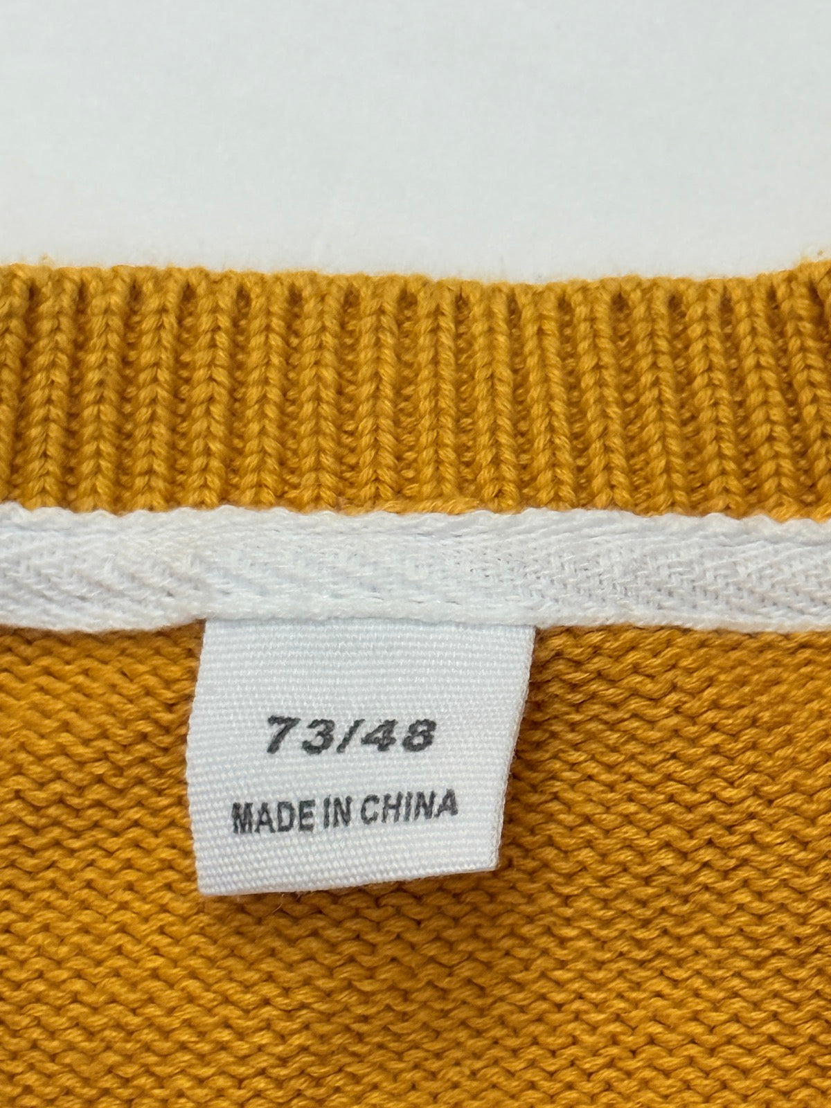Mustard Bunny Knit Cardigan Sweater 12m