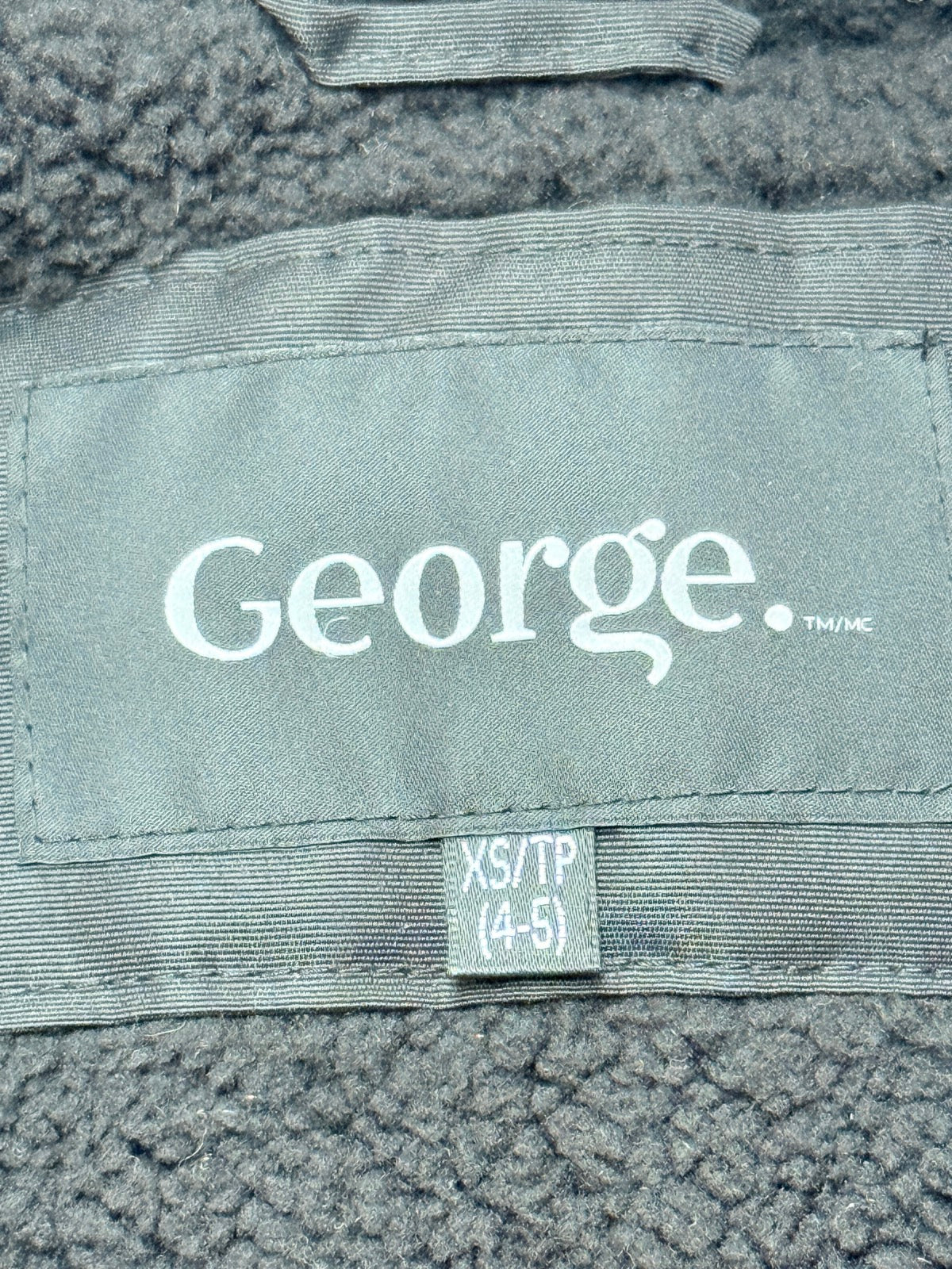George Faux Fur Hood Parka Coat 4-5