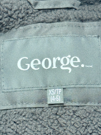George Faux Fur Hood Parka Coat 4-5
