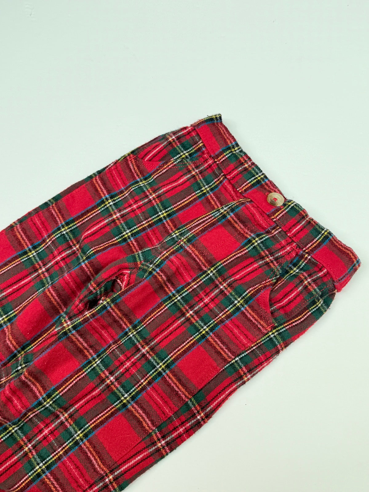 Hatley Red Tartan Plaid Pants 18-24m