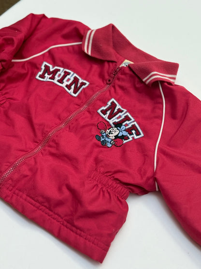 VINTAGE Mickey & Co Minnie Mouse Zip Jacket 12M