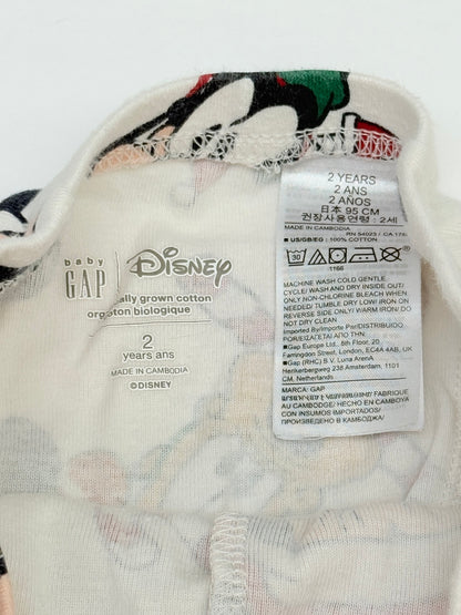 Baby Gap Disney Mickey Christmas Pajama Set 2T