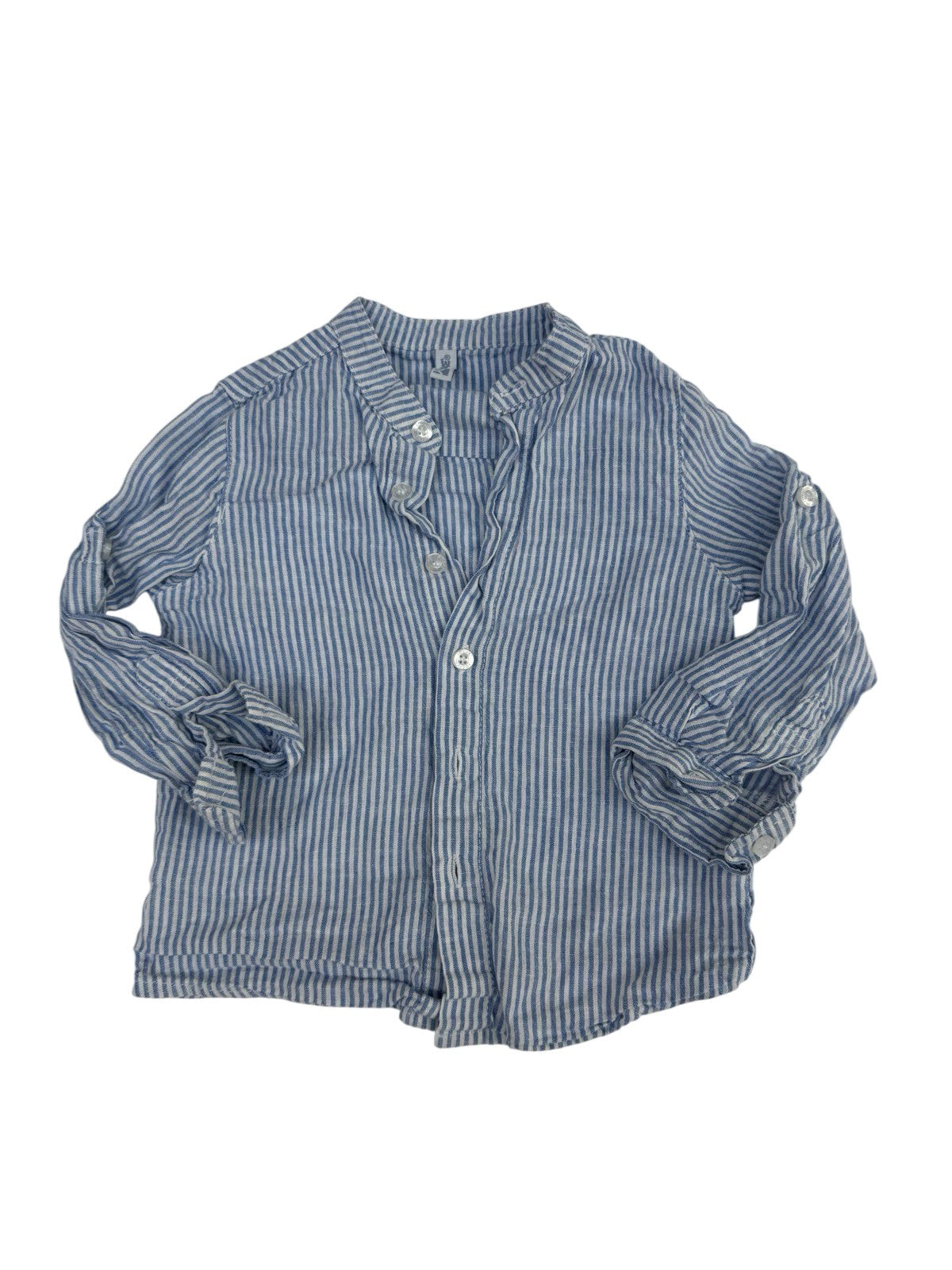 Bréal Blue Stripe Linen Shirt 18m