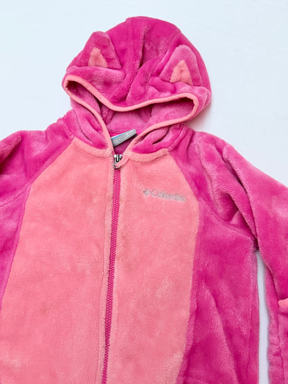 Columbia Fleece Footed Snowsuit Pink 18-24M