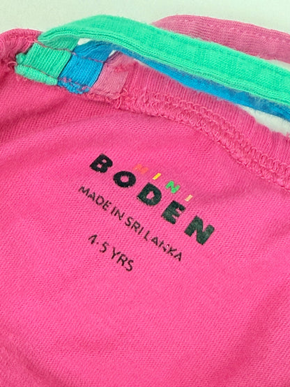 Mini Boden Rainbow Strap Tank Top 4-5Y