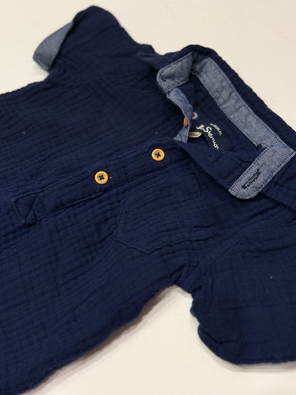 Ben Sherman Navy Polo Shirt 3-6M