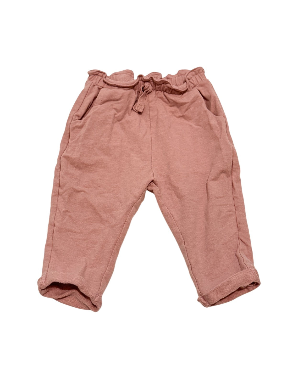 Zara Pink Jogger Pants 9-12M