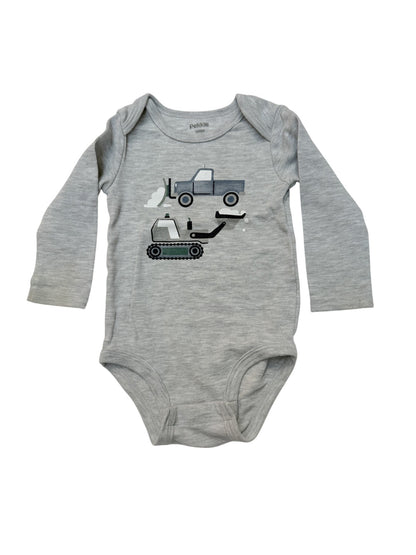Pekkle Truck Excavator Bodysuit Size 12M
