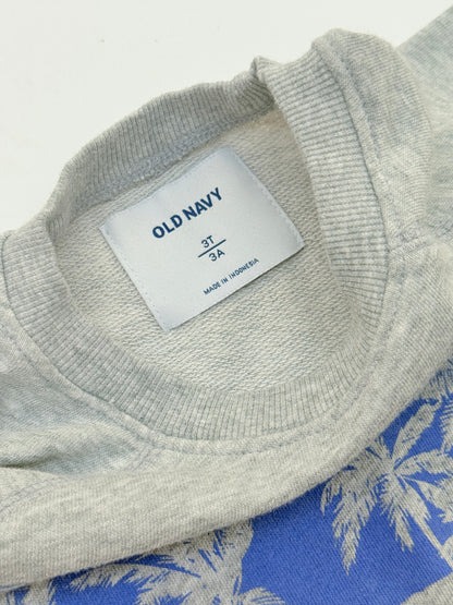 Old Navy Palm Tree Graphic Sweatshirt 3T